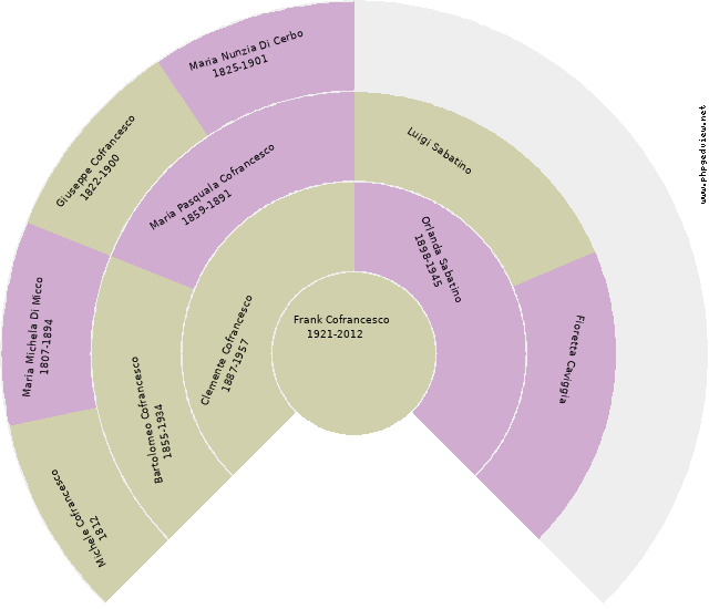 Angela Antonia D'Antonuccio Circle Diagram